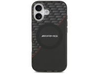 AMG Double Layer Transparent Rhombs MagSafe Case for iPhone 17 - Black and Red AMG Double Layer Transparent Rhombs MagSafe Case for iPhone 17 - Black and Red