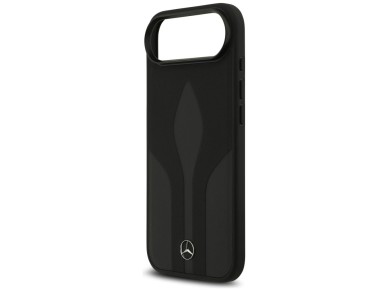 Capa Mercedes Leather The Move MagSafe para iPhone 17 Air - preta Capa Mercedes Leather The Move MagSafe para iPhone 17 Air - preta