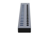 Hub Orico BT2U3-16AB com 16 portas USB-A 3.0 e interruptores - cinza Hub Orico BT2U3-16AB com 16 portas USB-A 3.0 e interruptores - cinza