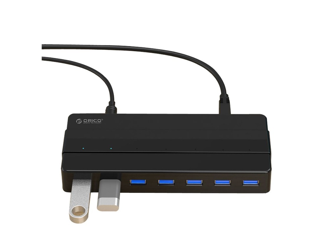 Hub Orico H7928-U3-V1 7x USB-A 3.0 - negro