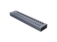 Hub Orico BT2U3-16AB com 16 portas USB-A 3.0 e interruptores - cinza