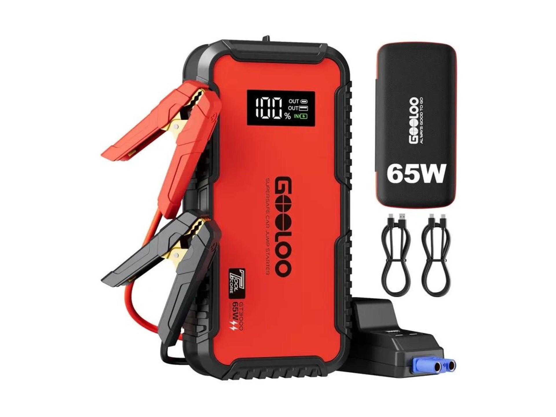 GOOLOO GT3000 44.4Wh Jump Starter