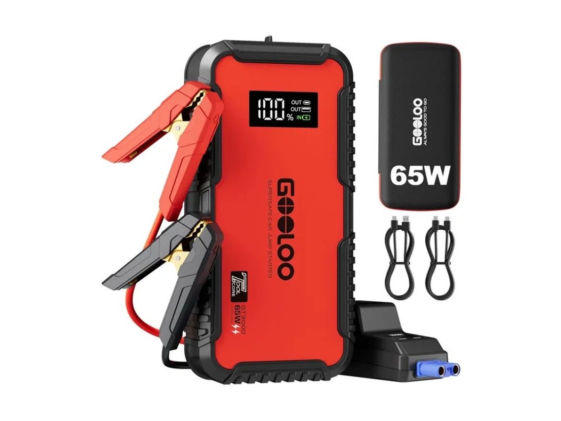 GOOLOO GT3000 44.4Wh Jump Starter