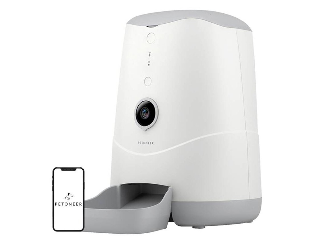 Dispensador de alimentos inteligente Petoneer PF007 Nutri Vision con cámara