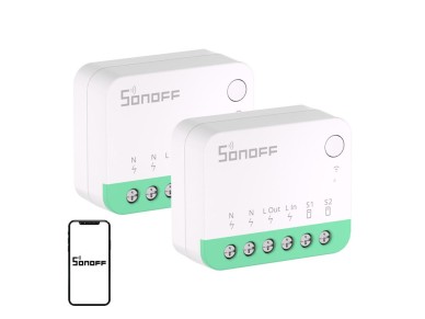 Interruptor de materia SONOFF MINIR4M (Extreme), paquete de 2