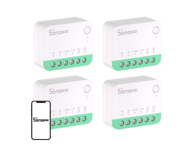Paquete de 4 interruptores SONOFF MINIR4M (Extreme) Matter