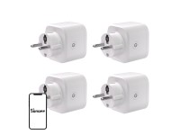 Enchufe externo SONOFF S61s Matter v�a Wi-Fi, paquete de 4