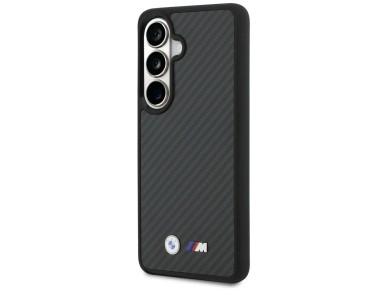 Funda BMW M Kevlar con logo MagSafe para Samsung Galaxy S26 - Negra