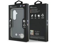 BMW M Kevlar Logo MagSafe Case for Samsung Galaxy S26 - Black