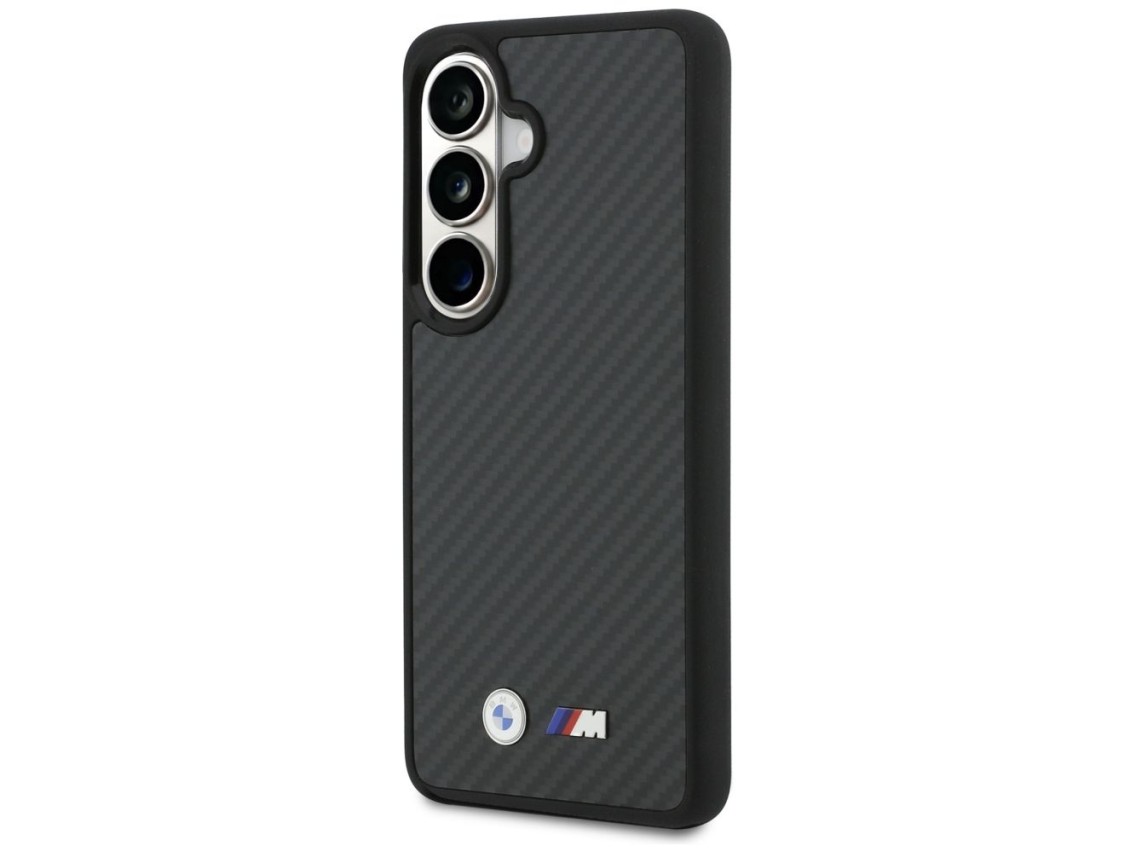 BMW M Kevlar Logo MagSafe Case for Samsung Galaxy S26 - Black
