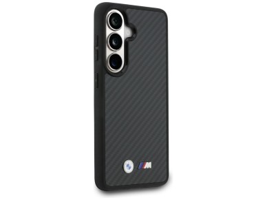 Funda BMW M Kevlar con logo MagSafe para Samsung Galaxy S26 - Negra