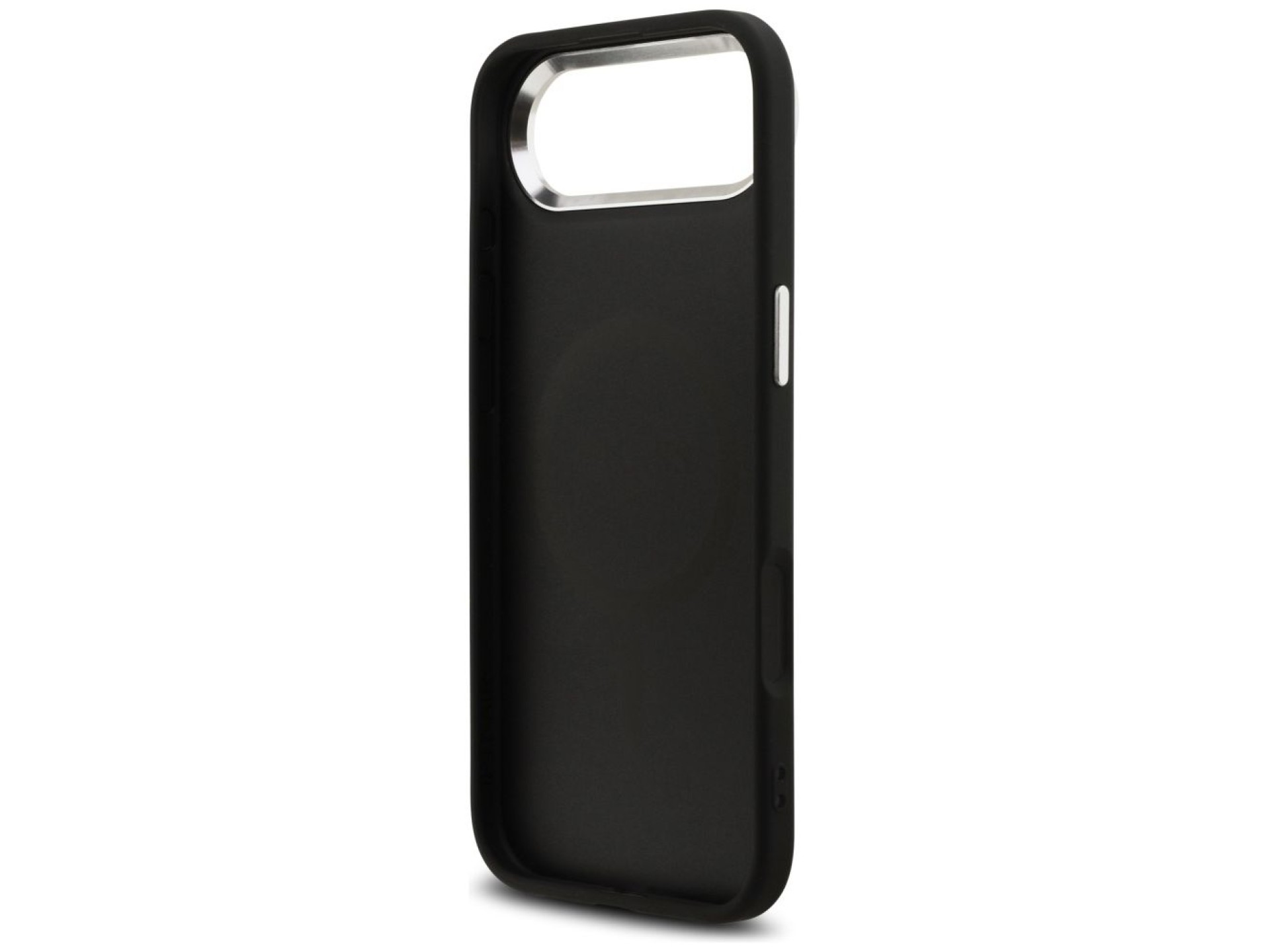 Guess Glitter Triangle Logo MagSafe Case for iPhone 17 Air - Black