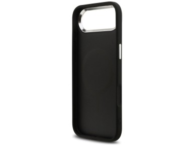 Guess Glitter Triangle Logo MagSafe Case for iPhone 17 Air - Black