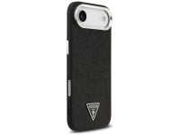 Capa MagSafe com Logo Triangular Glitter da Guess para iPhone 17 Air - Preta