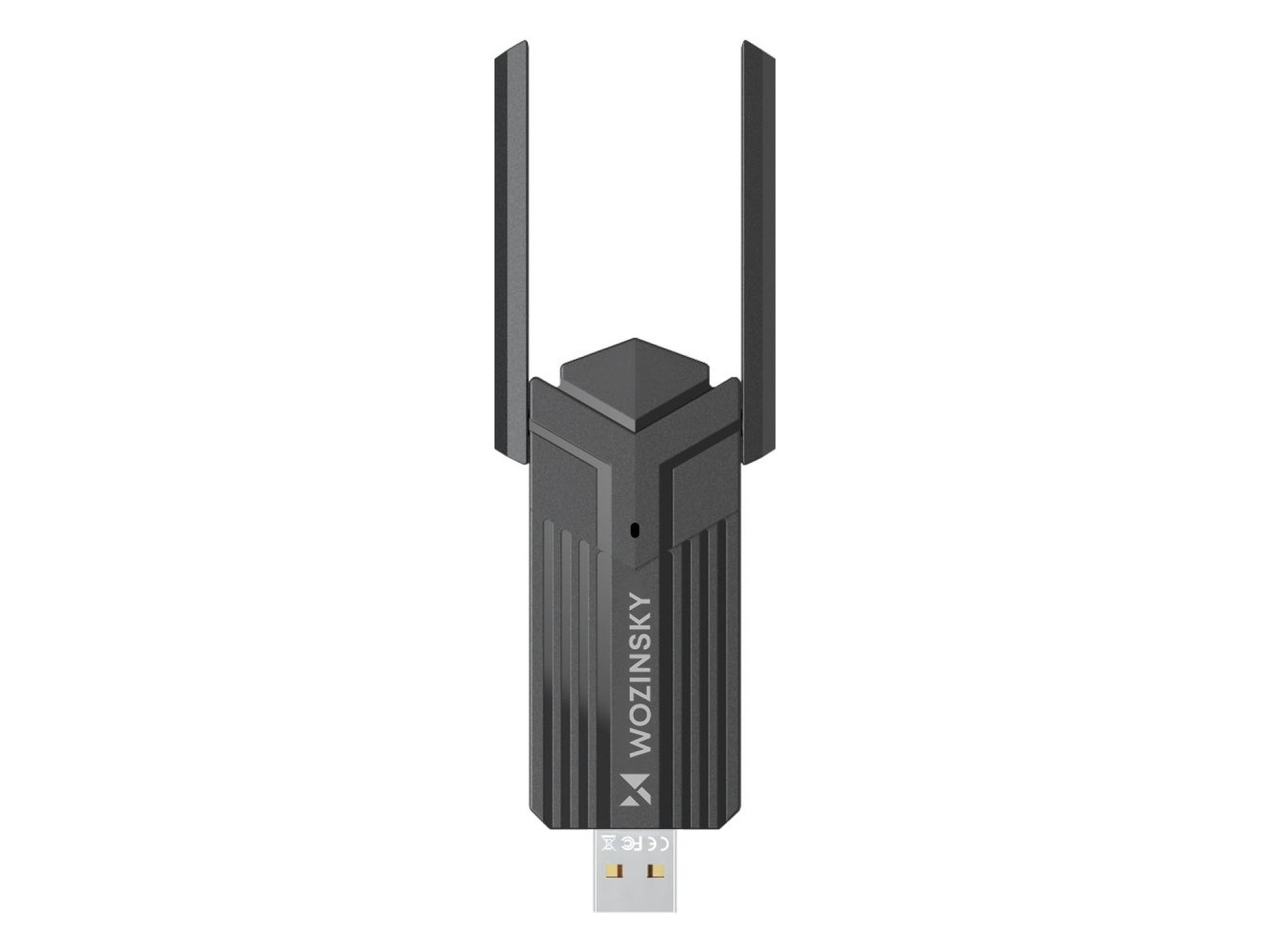 Adaptador inalámbrico USB 3.0 WiFi 6 de doble banda Wozinsky WAX-1800 - Negro