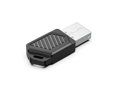 Adaptador USB Wi-Fi 6 de banda dupla Wozinsky WAX-900 com Bluetooth 5.4 - Preto