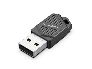 Adaptador USB Wi-Fi 6 de banda dupla Wozinsky WAX-900 com Bluetooth 5.4 - Preto
