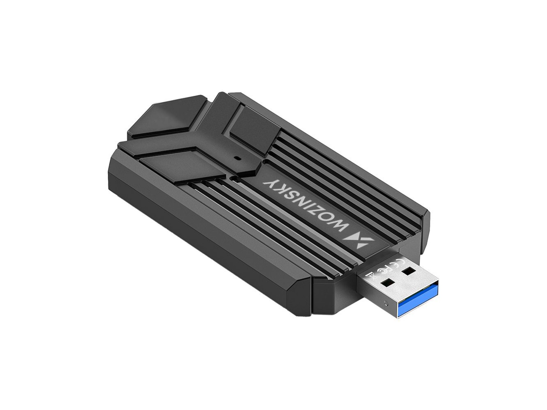 Adaptador inalámbrico USB 3.0 WiFi 6 de doble banda Wozinsky WAX-1800 - Negro