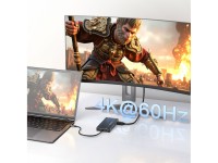 Hub USB-C 14 em 1 Wozinsky WDS03Y5S Multifuncional, Alum�nio, para 3 Monitores, com Cabo de 15 cm - 