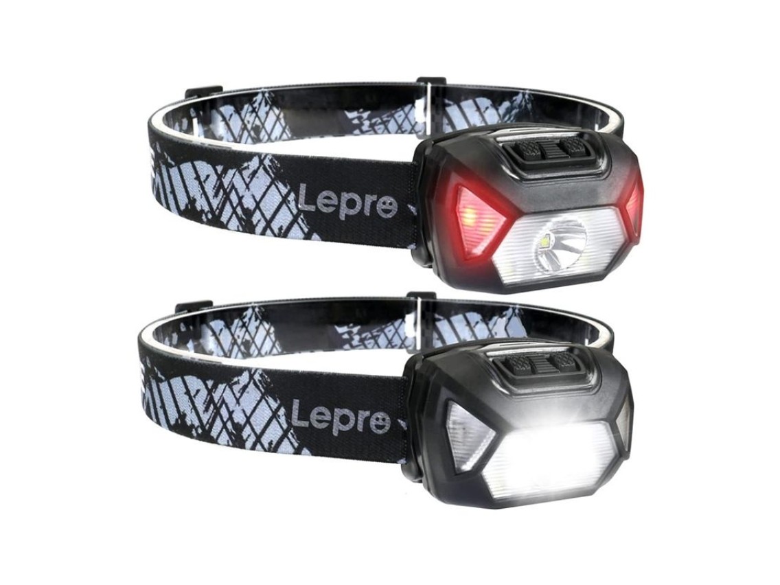 Conjunto de 2 faróis LEPRO 320014-2, 2000 lm