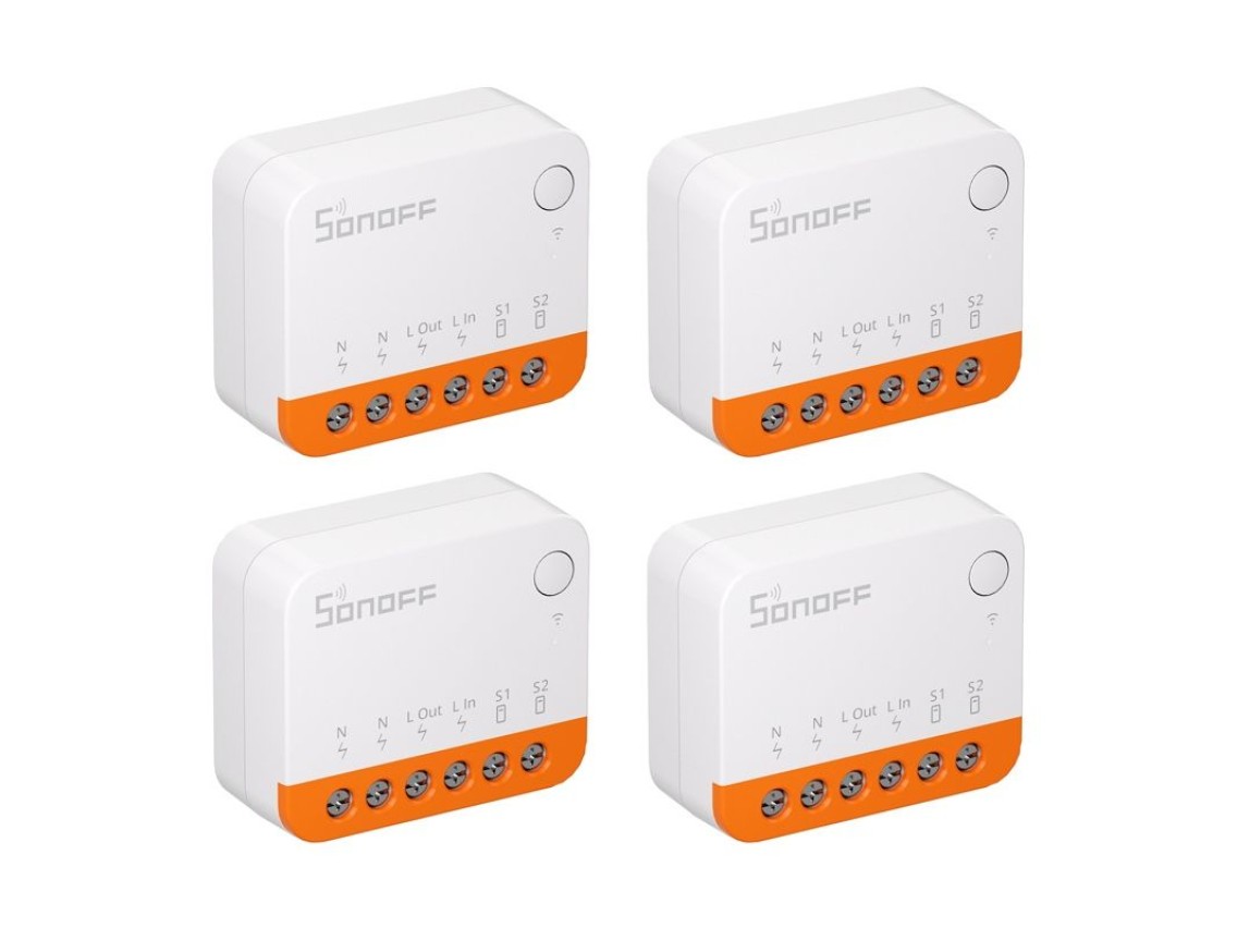 Interruptor SONOFF MINIR4 (Extreme), paquete de 4