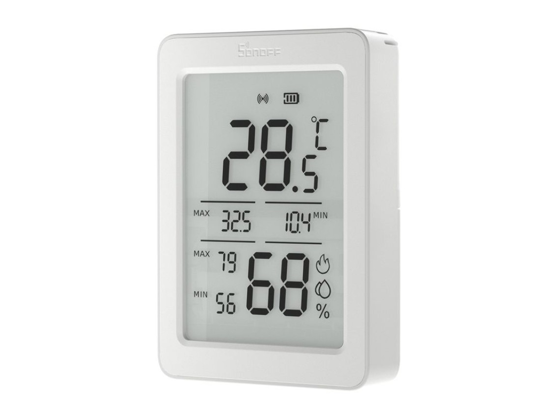 Sensor de temperatura e umidade SONOFF ZigBee SNZB-02DR2, pacote com 2 unidades