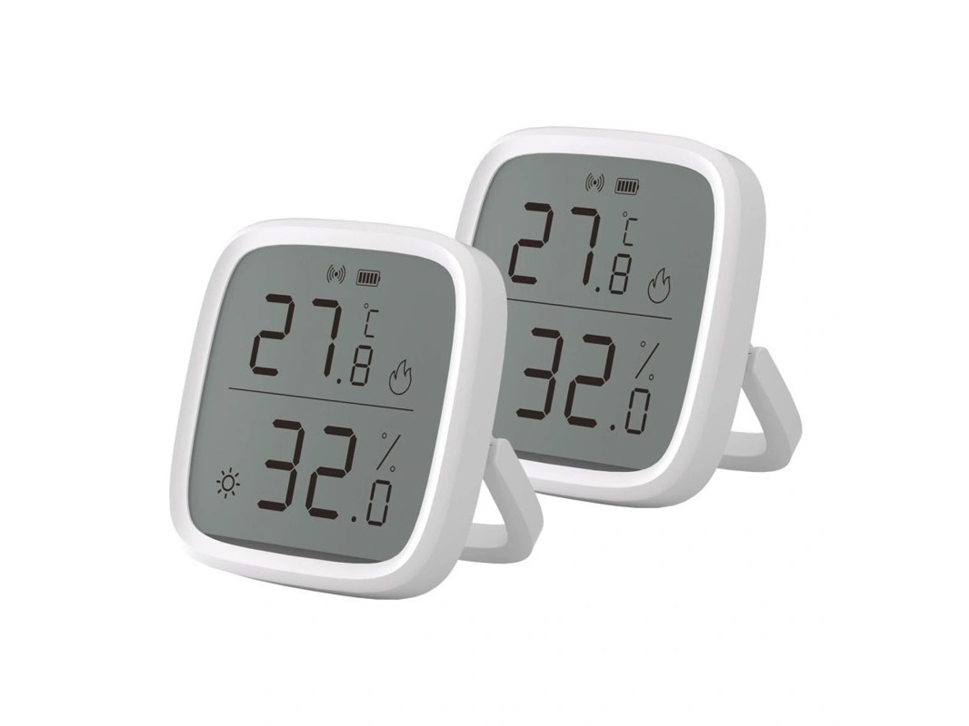 Sensor de temperatura y humedad SONOFF ZigBee SNZB-02D, paquete de 2