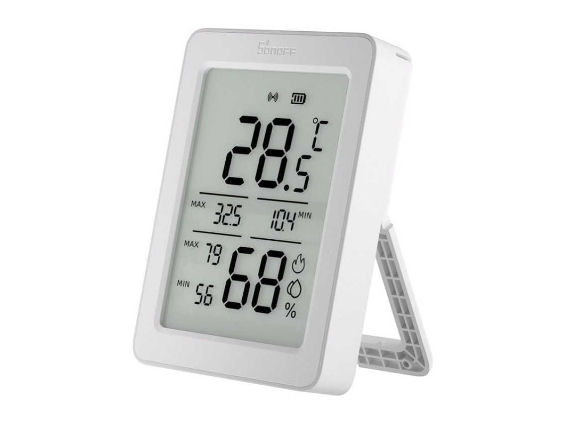 Sensor de temperatura e umidade SONOFF ZigBee SNZB-02DR2, pacote com 2 unidades