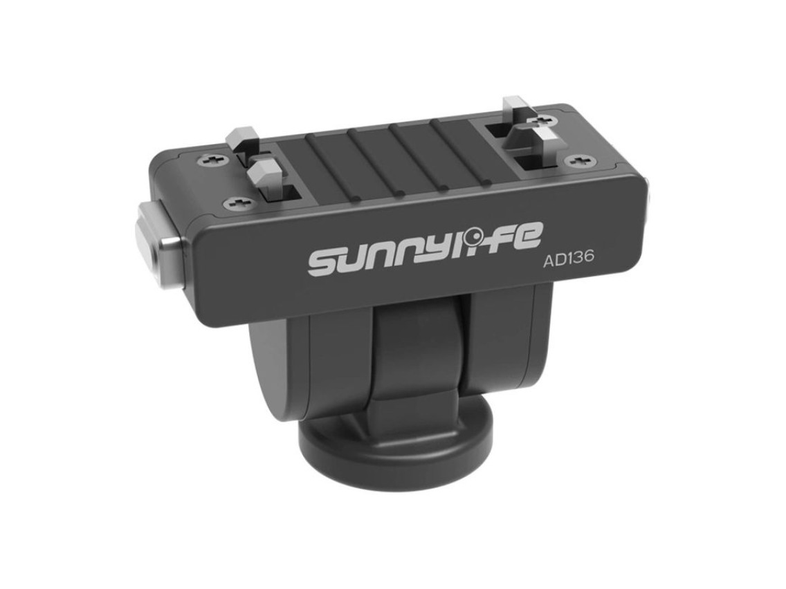 Adaptador de liberação rápida Sunnylife de 1/4" com rotação de 180° para Insta360 X4 Air / X5 / Ace