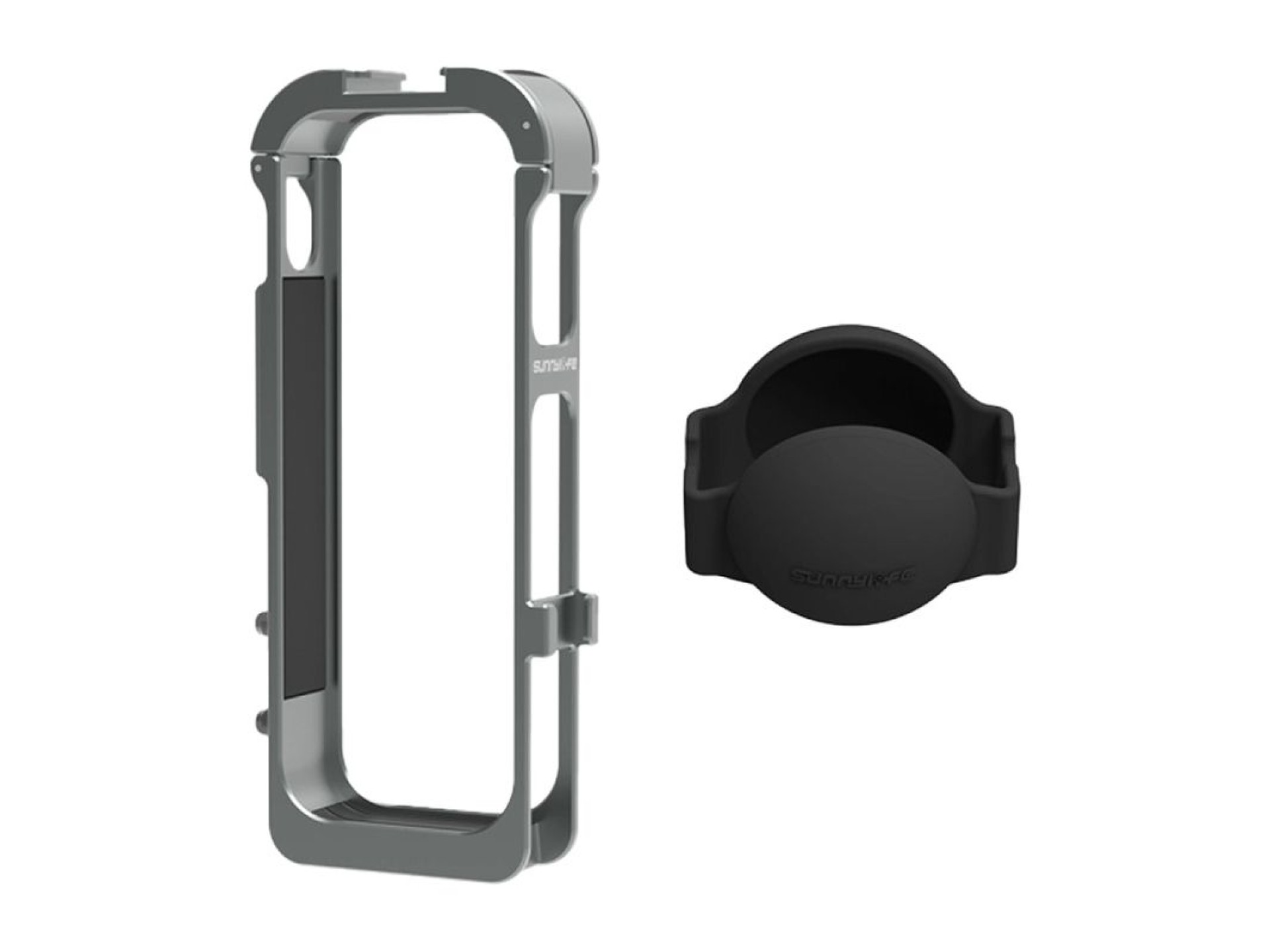 Moldura magnética de metal Sunnylife com capa de lente de silicone para Insta360 X5