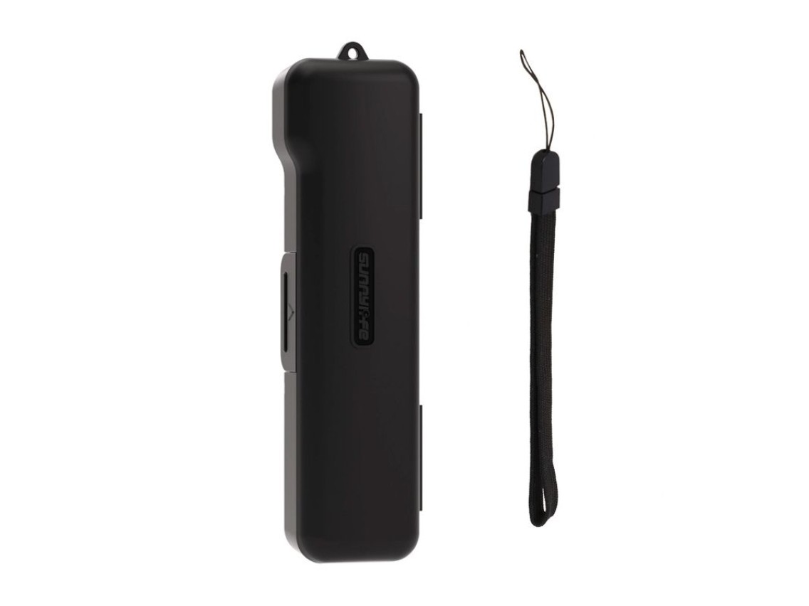 Capa protetora Sunnylife com alça para Osmo Pocket 3 (preta)