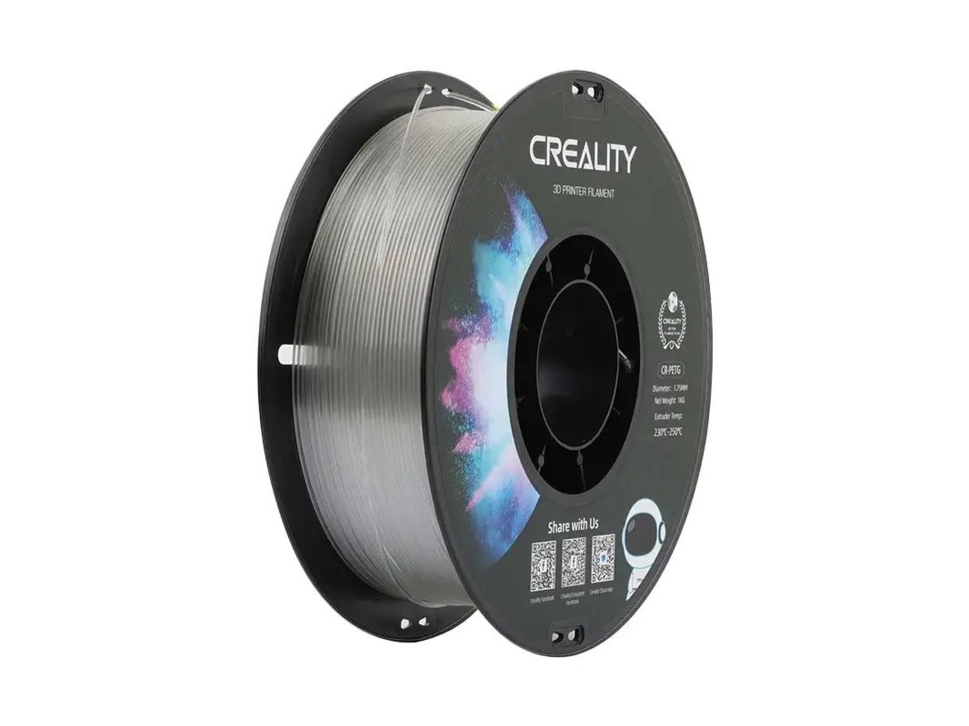 Filamento CR-PETG Creality (Transparente)