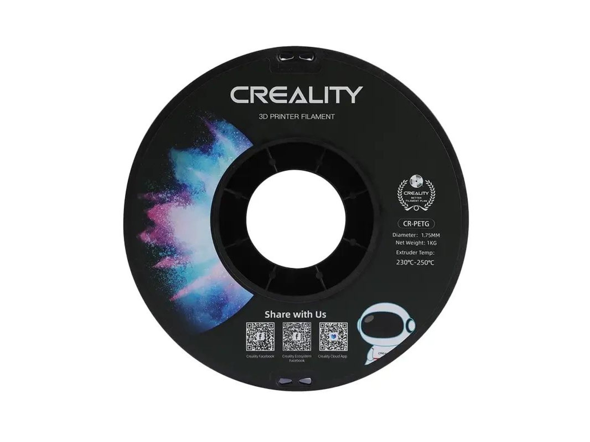 Filamento CR-PETG Creality (Transparente)