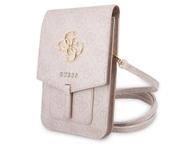 Bolsa Guess GUWBG4GFPI rosa/rosa com logo grande 4G