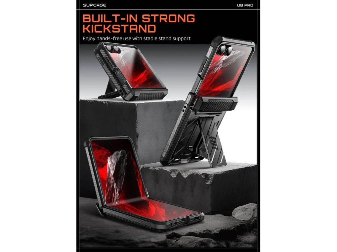 Supcase Unicorn Beetle Pro Case for Samsung Galaxy Z Flip 8 - Black