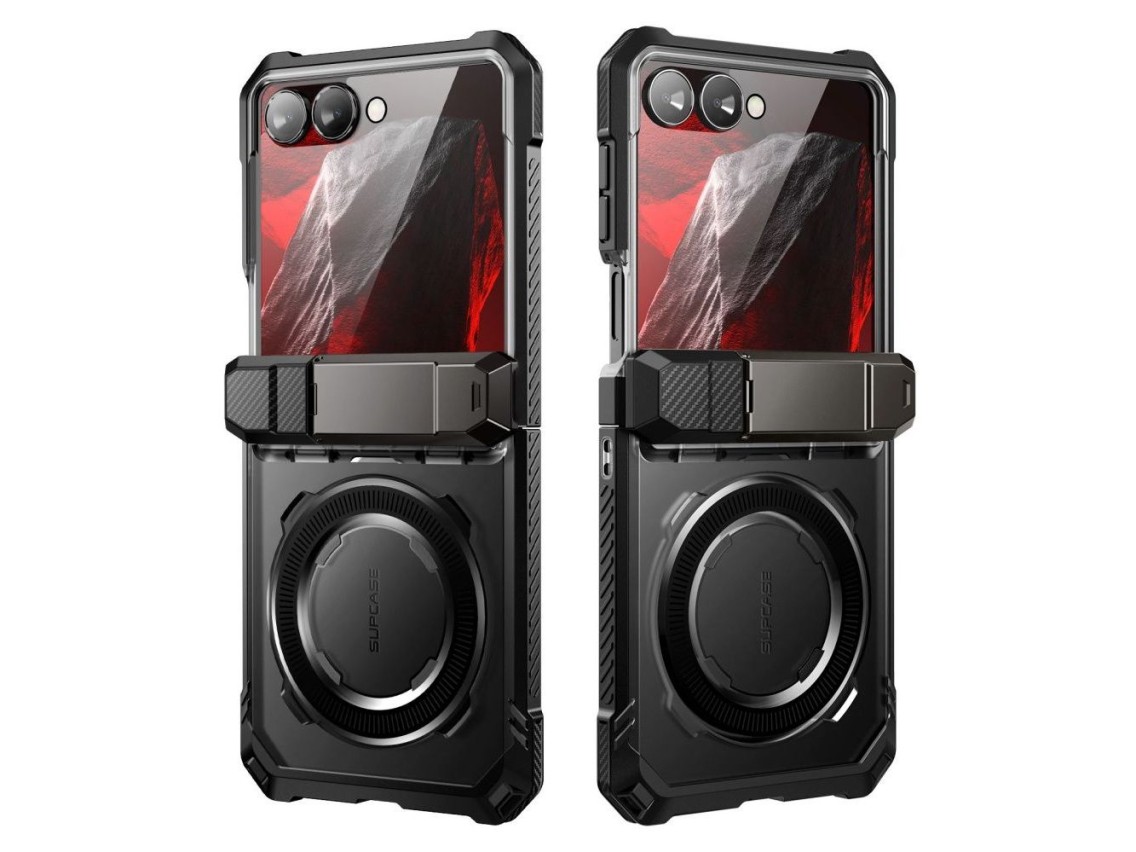 Capa Supcase UB Grip Mag MagSafe para Samsung Galaxy Z Flip 8 - Preta