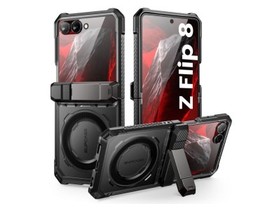 Capa Supcase UB Grip Mag MagSafe para Samsung Galaxy Z Flip 8 - Preta Capa Supcase UB Grip Mag MagSafe para Samsung Galaxy Z Flip 8 - Preta