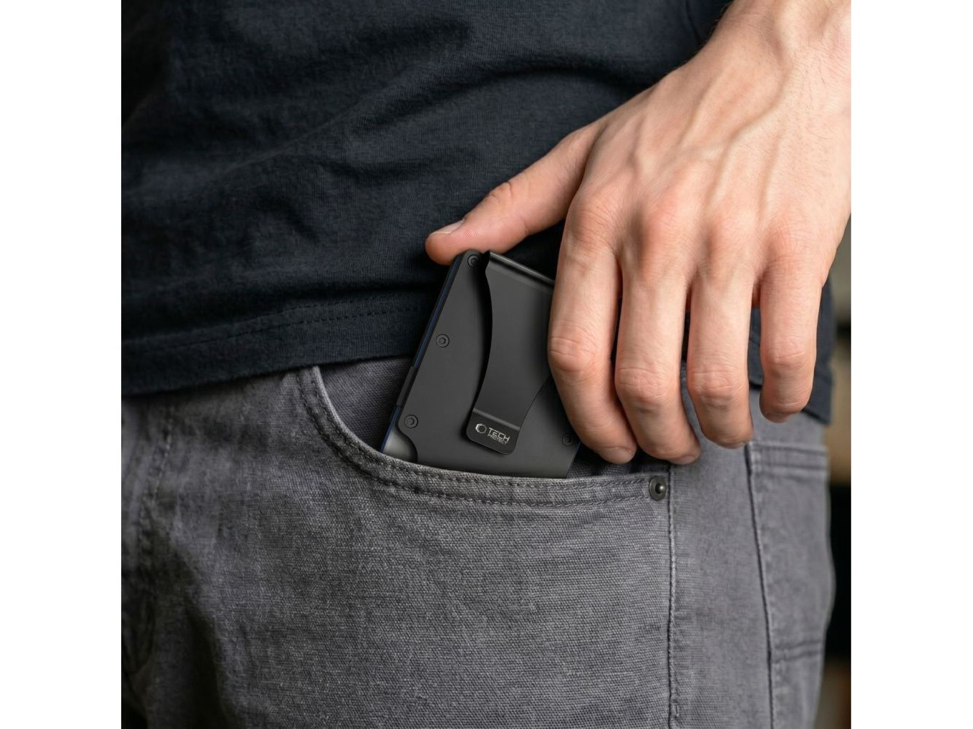 Tech-Protect Thorn RFID Wallet - Black