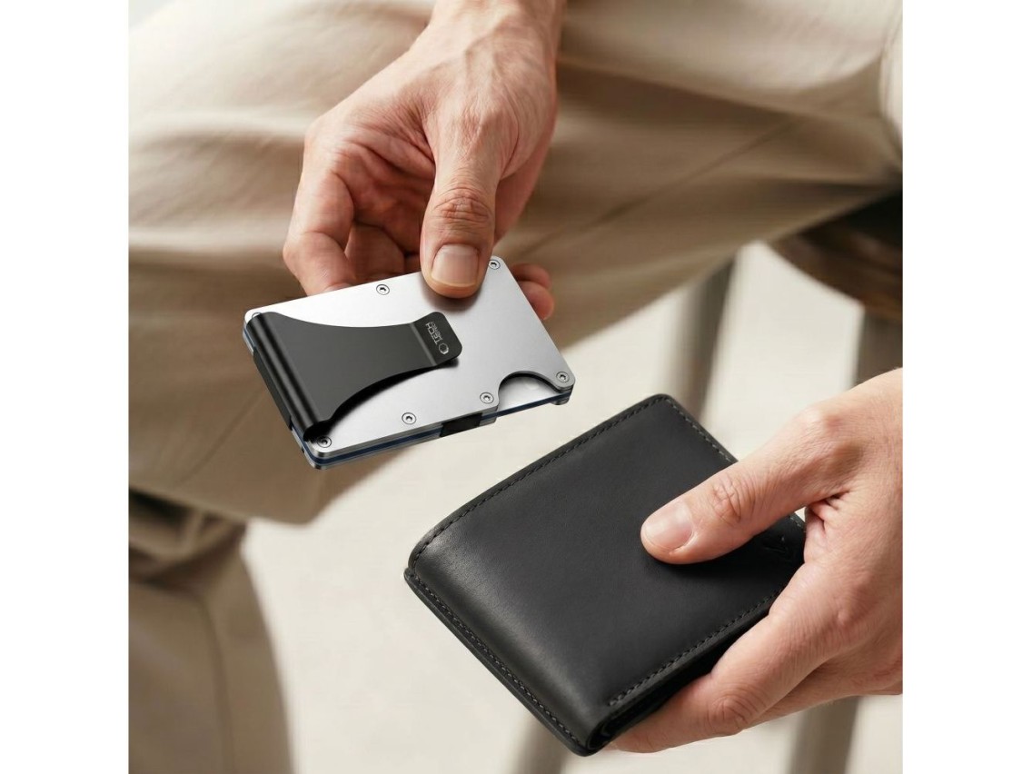 Carteira Tech-Protect Thorn RFID - Prata