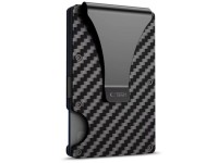 Cartera Tech-Protect Thorn RFID de carbono - Negra