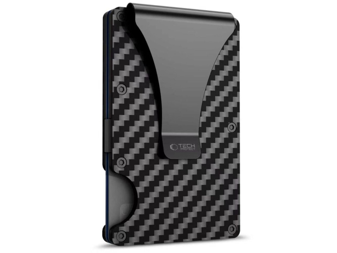 Tech-Protect Thorn RFID Carbon Wallet - Black