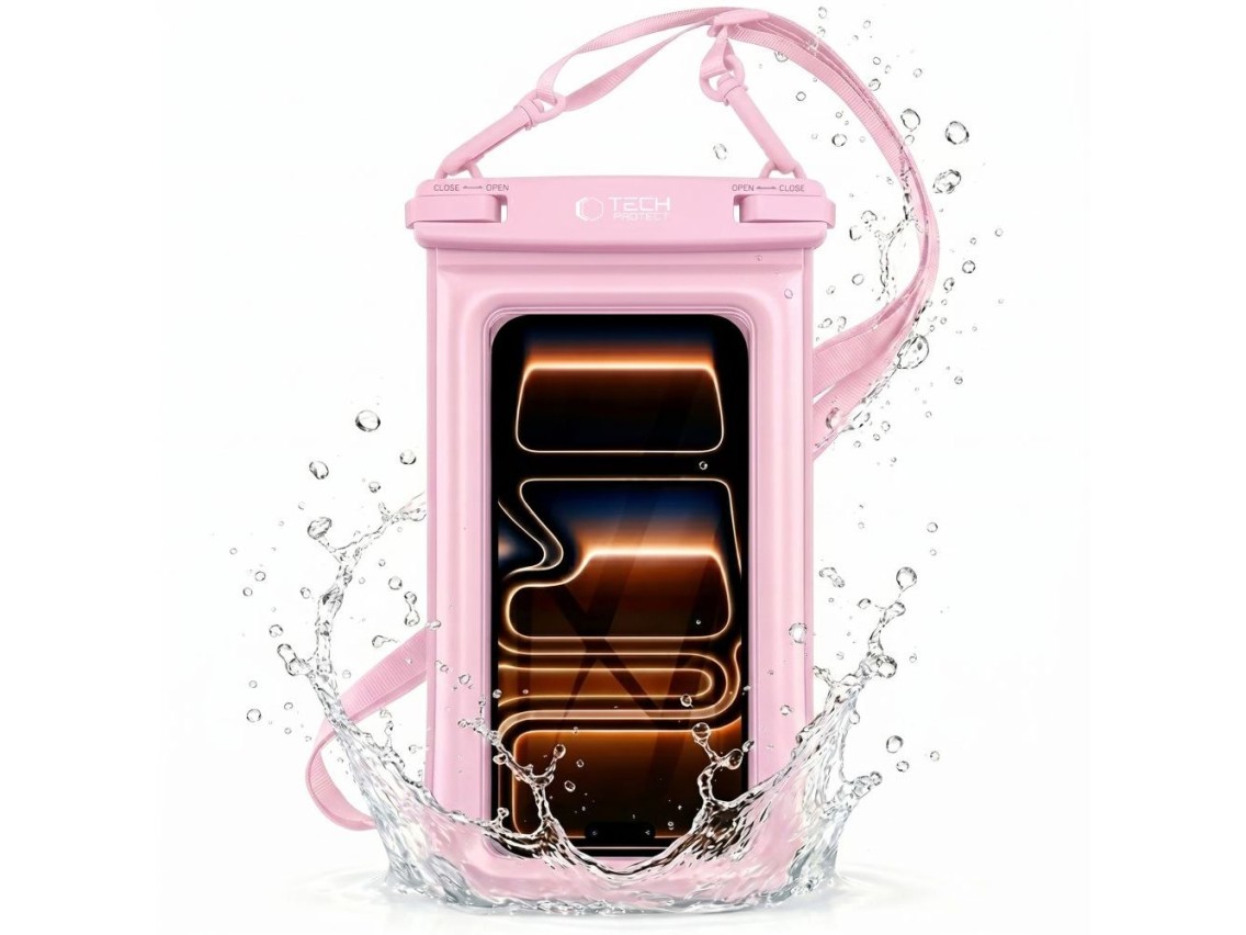 Tech-Protect UWC7 6.9" waterproof case - pink