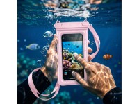 Tech-Protect UWC7 6.9" waterproof case - pink Tech-Protect UWC7 6.9" waterproof case - pink