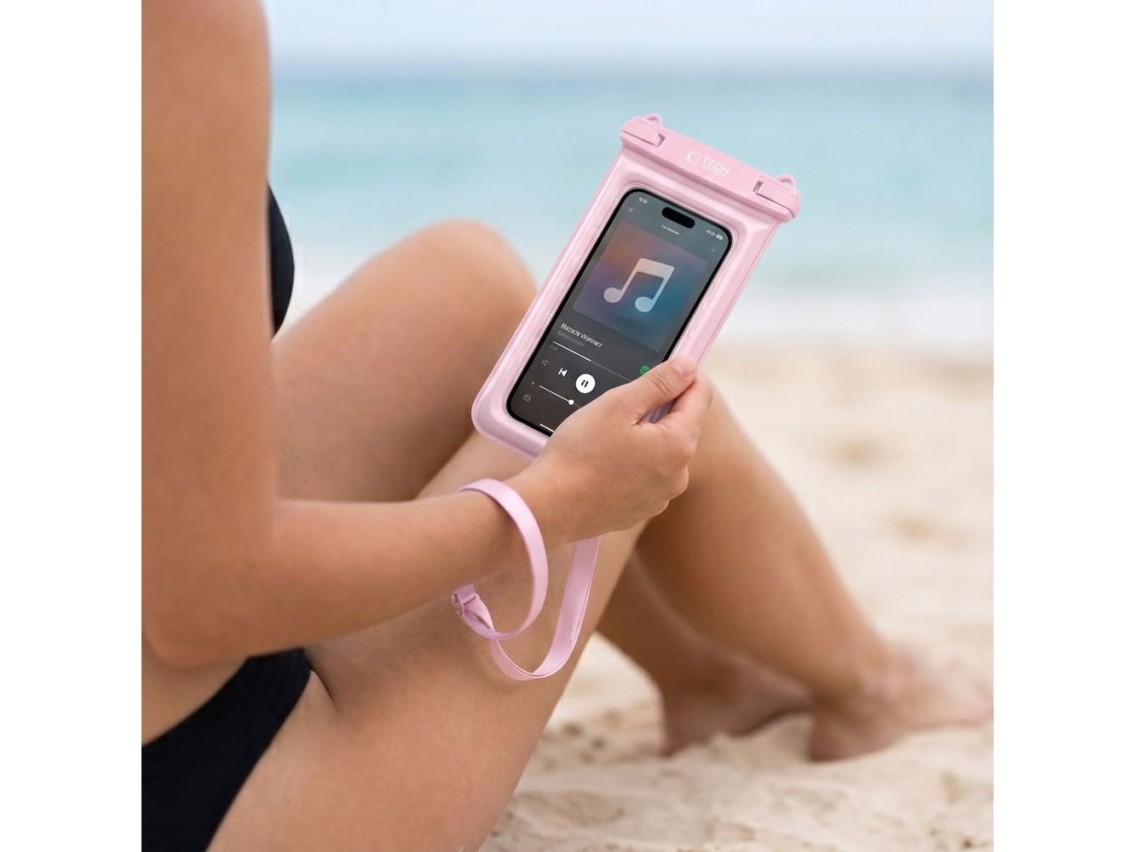 Tech-Protect UWC7 6.9" waterproof case - pink