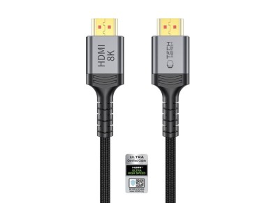 Tech-Protect UltraBoost HDMI 2.1 4K 120HZ / 8K 60HZ cable 100 cm - black