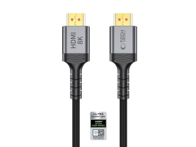 Tech-Protect UltraBoost HDMI 2.1 4K 120HZ / 8K 60HZ cable 200 cm - black
