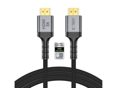 Tech-Protect UltraBoost HDMI 2.1 4K 120HZ / 8K 60HZ cable 200 cm - black