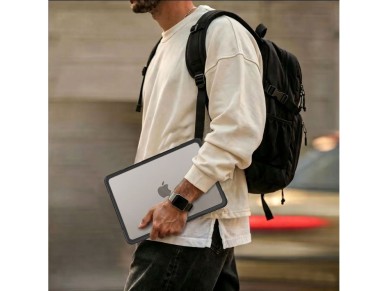 Tech-Protect Velar Case for MacBook Air 13" 2023 / 2024 / 2025 / 2026 - Transparent Black Tech-Protect Velar Case for MacBook Air 13" 2023 / 2024 / 2025 / 2026 - Transparent Black