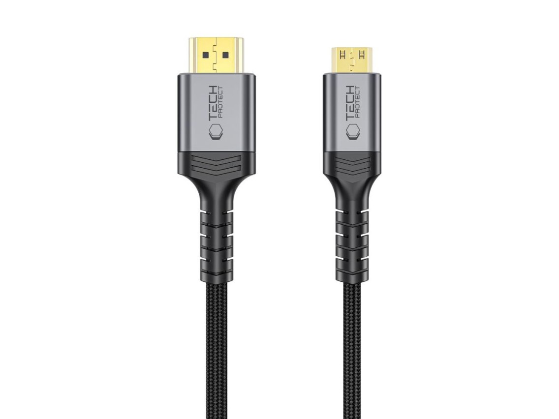 Tech-Protect UltraBoost Mini HDMI to HDMI 2.1 8K 60HZ Cable 200 cm - Black