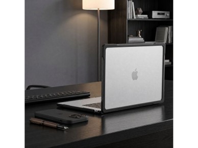 Capa Tech-Protect Velar para MacBook Air 15" 2023/2024/2025/2026 - Preto Transparente